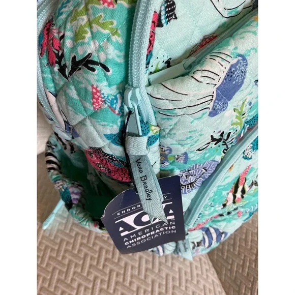 Vera Bradley Antilles Treasure LG Essential BP & MD Travel Cosmetic Bag NWT SET - Picture 5 of 16